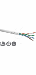 Instalační kabel Solarix UTP, Cat5E, drát, PVC, box 100m SXKD-5E-UTP-PVC