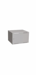 Solarix rozvaděč nástěnný skládaný SENSA LITE 6U 450mm, dveře plech, RAL 7035, SENSA-L-6U-545-21-G