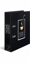 Herma Recipe Folder  black Home Cooking DIN A4        19668