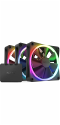NZXT F120 RGB Triple Pack 120x120x26 (černá, 3 kusy včetně RGB a ovladače ventilátoru, 120 mm)
