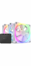 NZXT F120 RGB Triple Pack 120x120x26 (bílá, 3 kusy včetně RGB a ovladače ventilátoru, 120 mm)