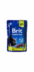 BRIT Premium by nature Sterilised Lamb - mokré krmivo pro kočky - 100g
