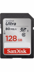 Paměťová karta Sandisk Ultra 128 GB SDXC 140 MB/s, Class 10, UHS-I