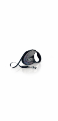 FLEXI Glam Splash Mystic with Swarovski crystals S - Dog Retractable lead - 3 m - black
