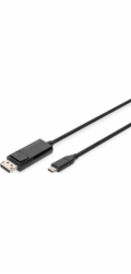 Digitus USB-C – DisplayPort USB kabel 2 m černý (AK-300334-020-S)