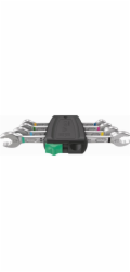 Wera 6005 Joker 4 Set 1 sada dvojitých otevřených klíčů, klíč