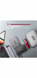 AXAGON ADSA-CC USB-C 10Gbps - NVMe M.2 SSD & SATA 2.5"/3.5" SSD/HDD CLONE MASTER 2 adaptér
