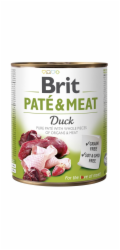 BRIT Paté & Meat with Duck - mokré krmivo pro psy - 800 g
