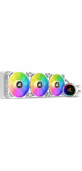 Sharkoon S90 RGB White AIO 360mm, vodní chlazení