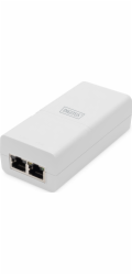 Digitus Napájecí zdroj/adaptér PoE+ 802.3at, max. 52V 30W Gigabit 10/100/1000 Mbps, aktivní, bílý