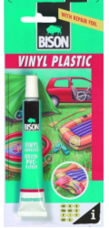 Lepidlo na měkčené plasty Vinyl plastic Bison 25 ml se záplatou