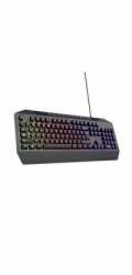 TRUST herní klávesnice GXT836 EVOCX, membránová, USB, US