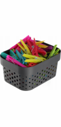 Box Curver Infinity Dots 1,4L šedý