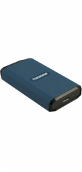Transcend ESD410C 4TB, USB 20Gbps Type C, Externí odolný SSD disk (3D NAND flash), 2000MB/R, 2000MB/W, modrý