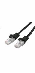 C-TECH kabel patchcord Cat6, UTP, černý, 0,5m