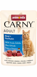 ANIMONDA Carny Adult Hovězí maso a perlička - mokré krmivo pro kočky - 85g