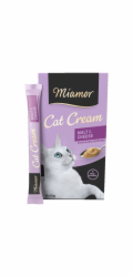 MIAMOR Cat Cream Malt & Cheese - kočičí pamlsky - 6x15g