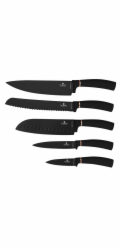 Sada nožů s magnetickým držákem 6 ks Black Rose Collection BH-2884