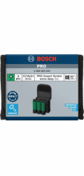 Bosch Powertools Sada rázových nástrčných klíčů PRO 1/2", 3dílná (černá, hluboká, s ochranou okraje)