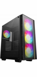 Deepcool MATREXX 55 V4 C  (schwarz, Tempered Glass)