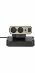 Brennenstuhl napájecí proužek Brennenstuhl Duplex Tischsteckdose 1x USB A & C, 10x Schuko