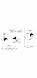 Lampa Reality MAXIMA, LED, stojící, 3W