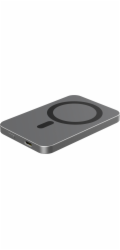 Powerbanka Realpower RealPower Powerbanka PB-5000 MAG šedá 5.000mAh