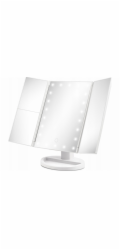 Kosmetické zrcátko Girmi, BE0501, LED osvětlení, tlačítko dotykové obrazovky, USB/4 AA