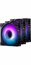 Phanteks M25G2-140 D-RGB ventilátor, 3 ks, černý (PH-F140M25_G2_DBK01_3P)
