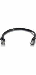 C2G Cat6 Booted Unshielded (UTP) Network Patch Cable - Patch kabel - RJ-45 (M) do RJ-45 (M) - 5 m - UTP - CAT 6 - lisovaný, provedení bez hrbolků, licna - černá