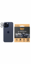 PanzerGlass Hoops - Chránic na objektiv pro mobilní telefon - sklo - barva rámu cerná - pro Apple iPhone 15 Pro, 15 Pro Max