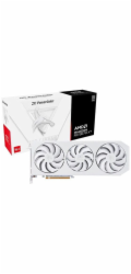 PowerColor Radeon RX 9070 XT Hellhound Spectral White OC (weiß, RDNA4, GDDR6, 3x DisplayPort, 1x HDMI)