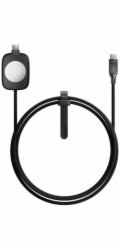 3MK Univerzální kabel Nomad pro Apple Watch, 1,5 m, karbidový