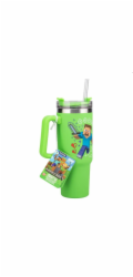Paladone Minecraft hrnek s brčkem - Steve (900 ml)