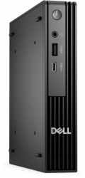 Dell Pro Micro QCM1250 - AI PC - mikro Core i3 i3-14100T / až 4.4 GHz - RAM 16 GB - SSD 512 GB - NVMe - UHD Graphics 730 - Gigabit Ethernet, Bluetooth, IEEE 802.11ax (Wi-Fi 6E) - Win 11 Pro - monitor: