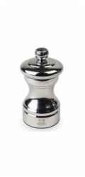 Peugeot Bistro Chef Shiny Salt  Mill 10cm stainless steel silver