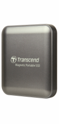 Transcend ESD420C 2TB, USB 20Gbps Type C, Externí odolný SSD disk (3D NAND flash), 2000MB/R, 2000MB/W, Magsafe, šedý