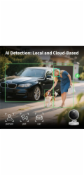 Aqara Smart Home Kamera G100, vnútorna/vonkajšia WiFi 2K, čierna