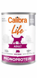 CALIBRA Adult Mono Wild boar with cranberries - vlhké krmivo pro psy - 400g