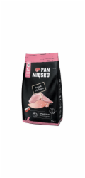 PAN MIĘSKO Chicken with rabbit XS - suché krmivo pro kočky - 1,6kg