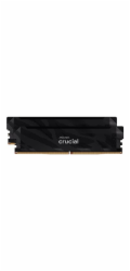 Crucial Pro OC - DDR5 - sada - 32 GB: 2 x 16 GB - DIMM 288-pin - 6400 MT/s / PC5-51200 - CL32 - 1.35 V - bez vyrovnávací pameti - nenápadná matne cerná