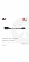 Club3D Kabel USB-C na DisplayPort 2.1 DP54 Bi-Directional, 8K120Hz, 4K480Hz, 2m