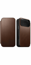 NOMAD pouzdro Modern Leather Folio Magsafe pro iPhone 17 Pro Max - Brown