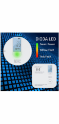 Qoltec Czujnik tlenku węgla z baterią | alarm 85dB | LED