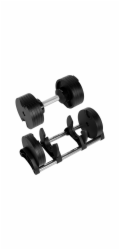 REBEL ACTIVE Litinová automatická činka 36 kg, 2kg stupňovitě