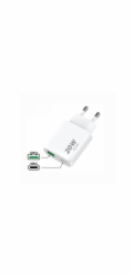 WG - Síťová nabíječka 2x USB, 1x USB-C PD 20W + 1x USB-A QC3.0 18W, white
