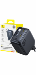 Baseus EnerCore CJ11 Charger  Retractable 3C 67W EU, Black