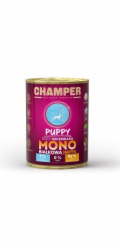 CHAMPER Puppy Mono Turkey - vlhké krmivo pro psy - 400g