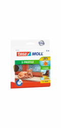 TESA TĚSNĚNÍ S E-PROFILEM EPDM HNĚDÉ 9X3,5MM 6M