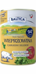 BALTICA Smaki regionów Mono Pork with apple - vlhké krmivo pro psy - 400g